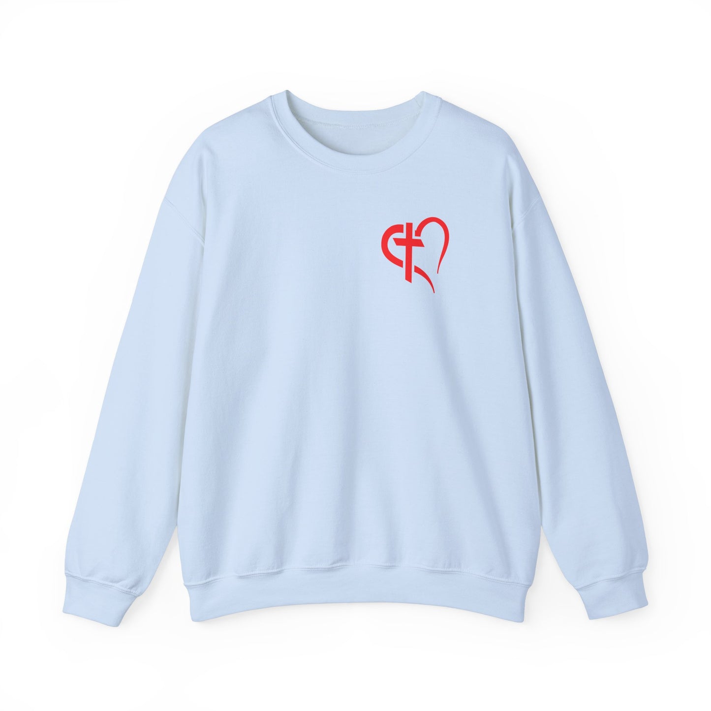 Crewneck - Heart Cross