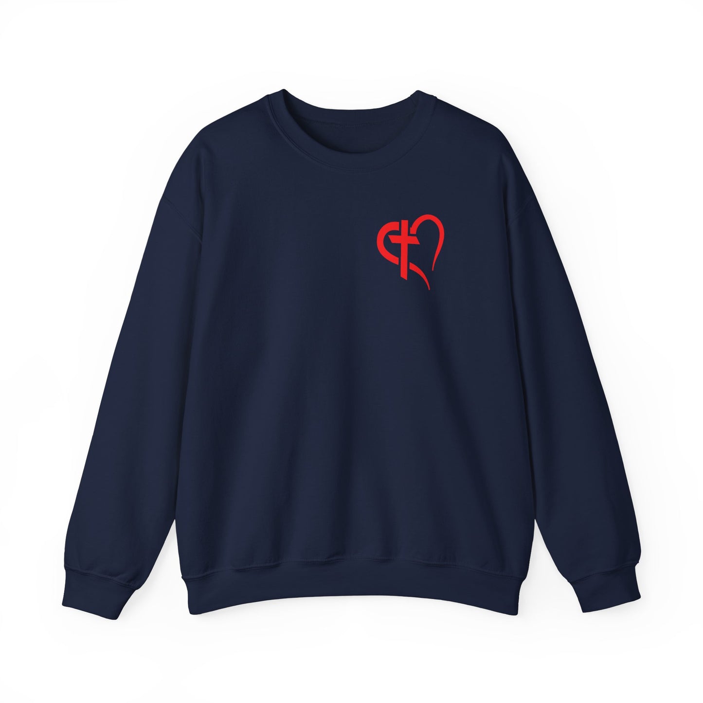 Crewneck - Heart Cross
