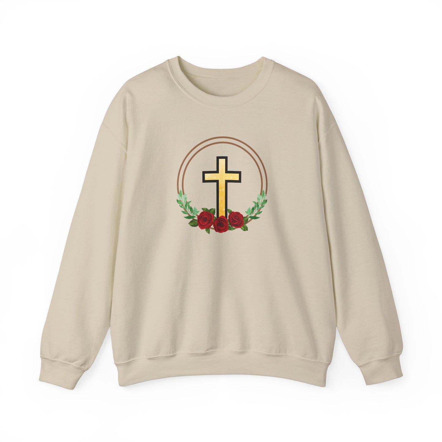 Crewneck - Cross Flower
