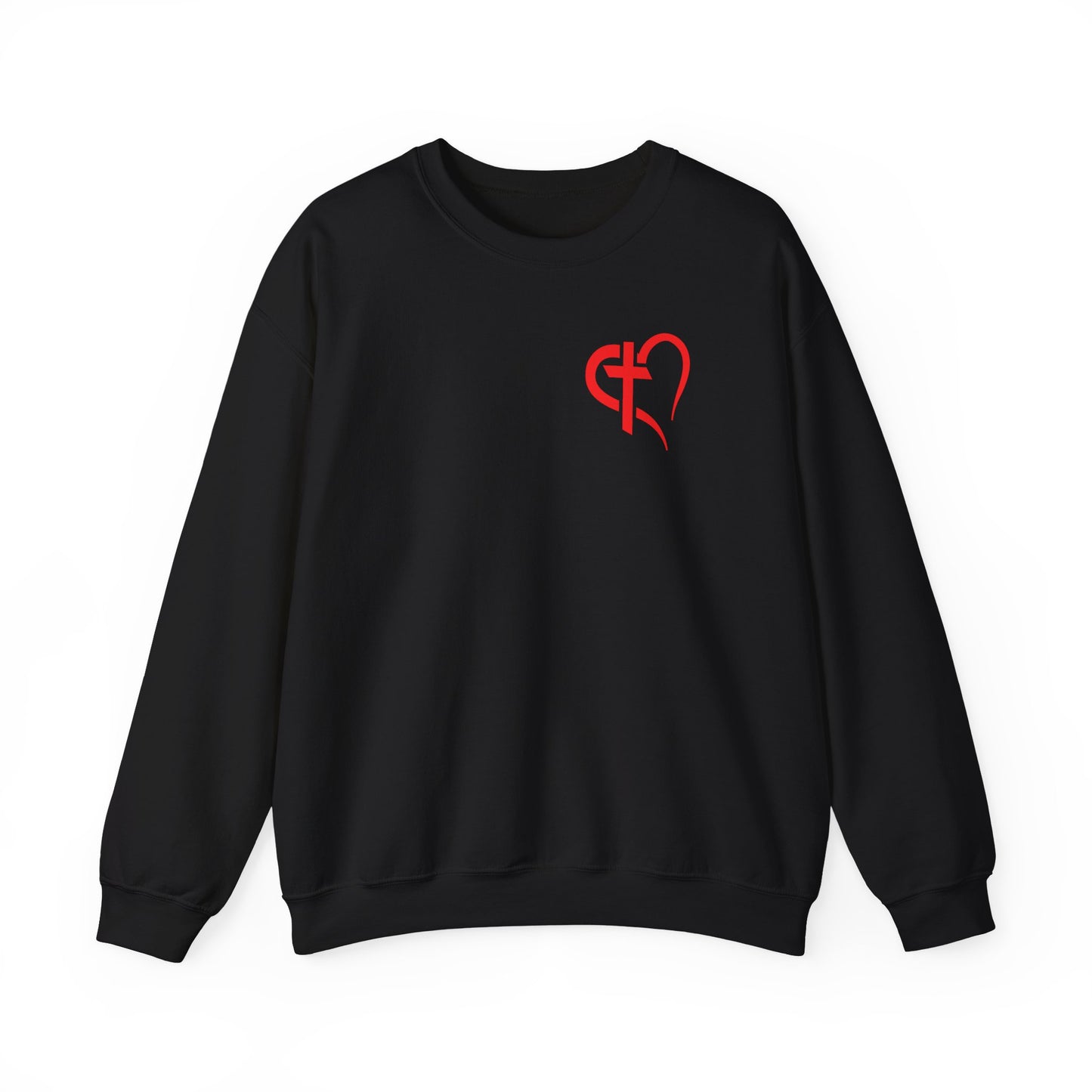 Crewneck - Heart Cross