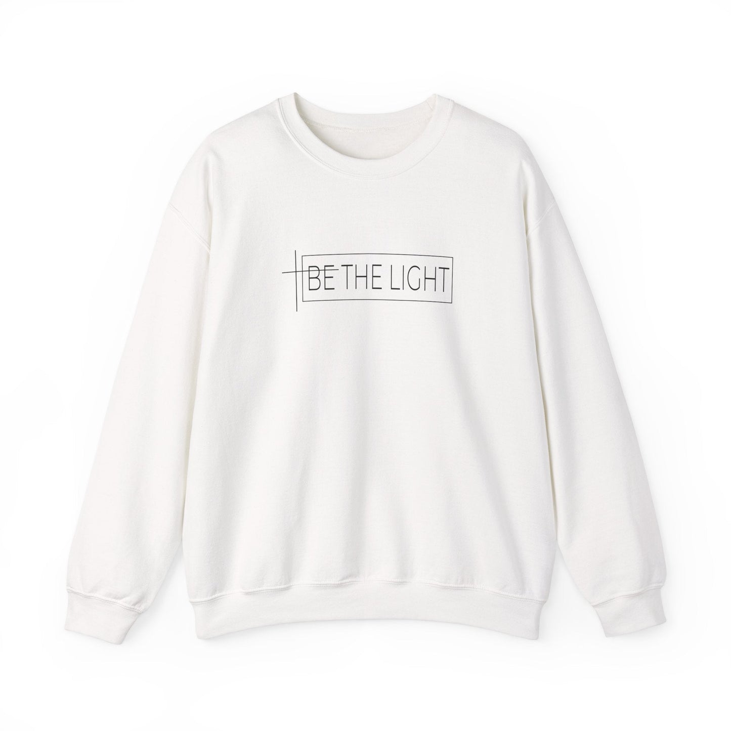 Crewneck - Be The Light - Sweatshirt | Gospel Merch - White S