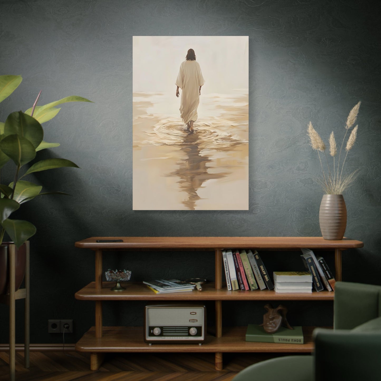 He Walks Before Me - Wall Art Canvas - Canvas | Gospel Merch - 32″ x 48″ (Vertical) 1.25"