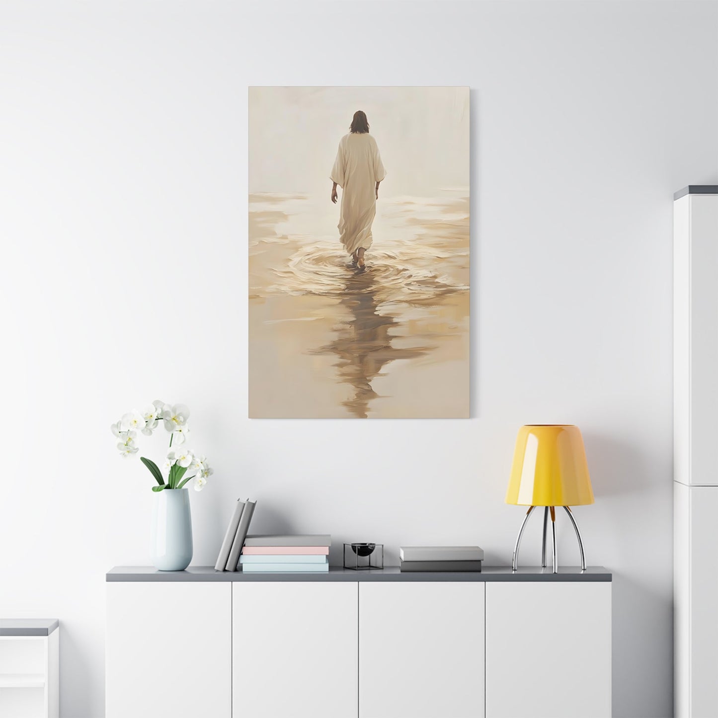 He Walks Before Me - Wall Art Canvas - Canvas | Gospel Merch - 32″ x 48″ (Vertical) 1.25"