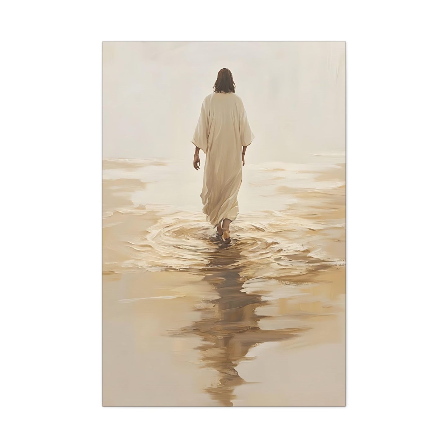 He Walks Before Me - Wall Art Canvas - Canvas | Gospel Merch - 32″ x 48″ (Vertical) 1.25"
