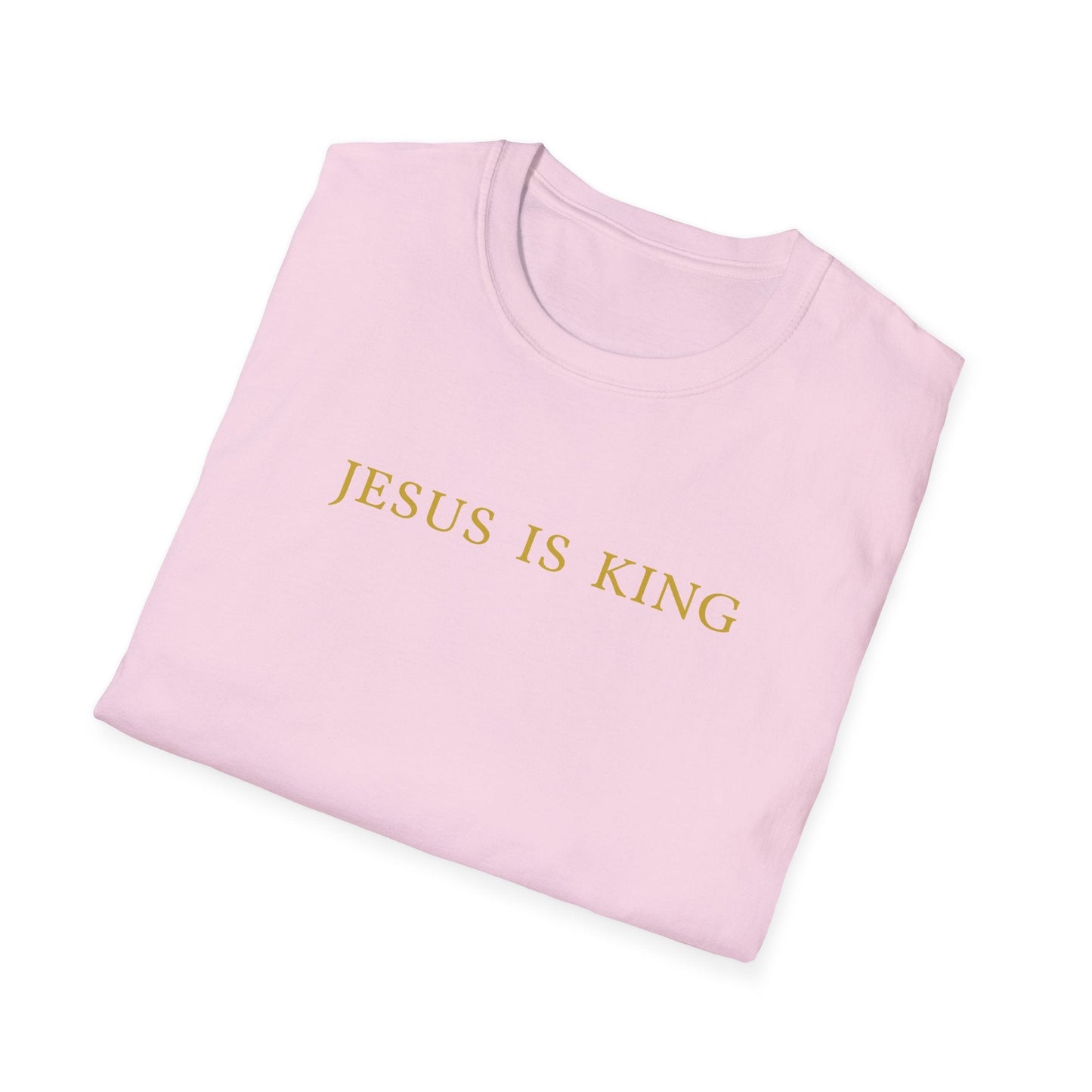 T-Shirt - Jesus is King - T-Shirt | Gospel Merch - XS Red