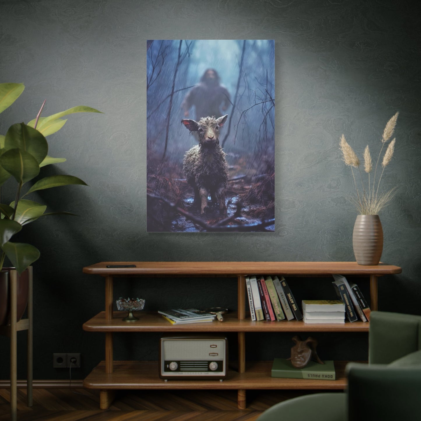 The Lost Sheep - Wall Art Canvas - Canvas | Gospel Merch - 32″ x 48″ (Vertical) 1.25"