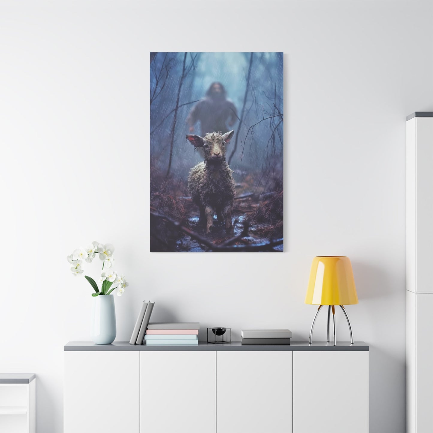 The Lost Sheep - Wall Art Canvas - Canvas | Gospel Merch - 32″ x 48″ (Vertical) 1.25"