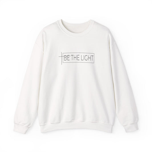 Crewneck - Be The Light - Sweatshirt | Gospel Merch - White S