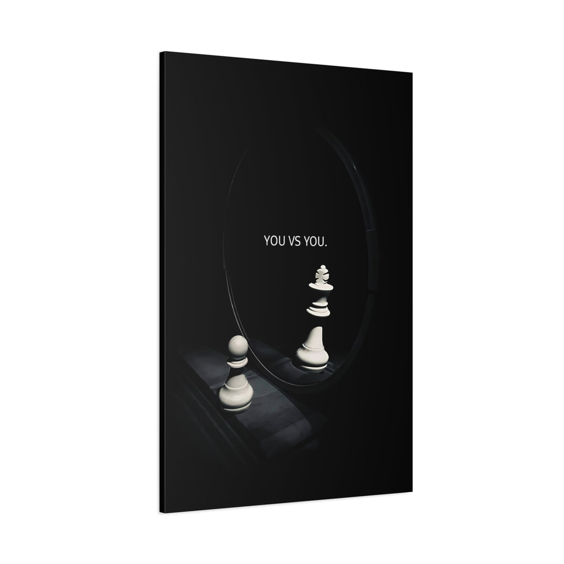 You vs You - Gym Wall Art Canvas - Canvas | Gospel Merch - 32″ x 48″ (Vertical) 1.25"